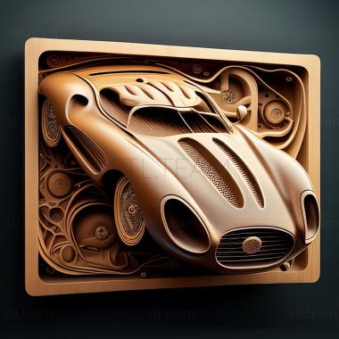 3D model Jaguar D Type (STL)